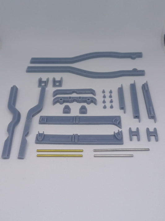 Mini Truck Chassis Double cab 1.20 scale